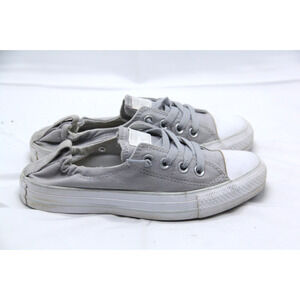 Converse Taylor Shoreline Shoes Womens Size 6 Slip On Light Gray Canvas 563455F
